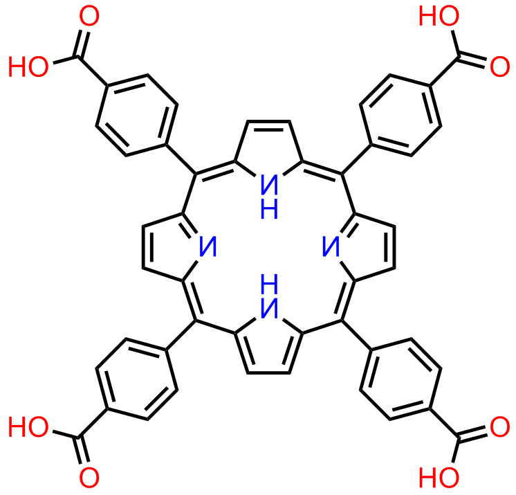 中-四(4-羧基苯基)卟吩,cas:14609-54-2-齐岳生物