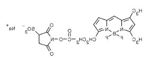  BODIPY FL Sulfonated Succinimidyl Ester.png