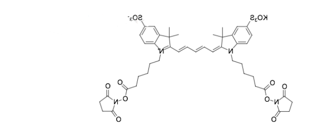 Sulfo-Cyanine5 bis NHS Ester.png