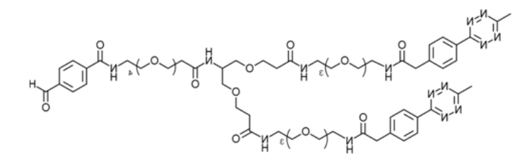 Aldehyde-PEG4-bis-PEG3-methyltetrazine