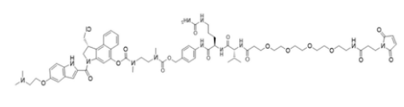MA-PEG4-vc-PAB-DMEA-duocarmycin DM