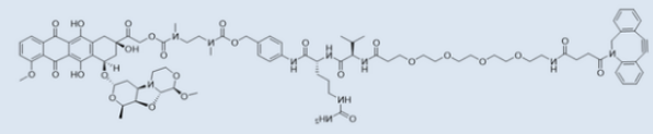 DBCO-PEG4-VC-PAB-DMAE-PNU159682