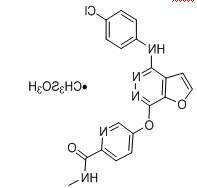CAS：939805-30-8  替拉替尼甲磺酸盐  英文名：ACTB-1003 