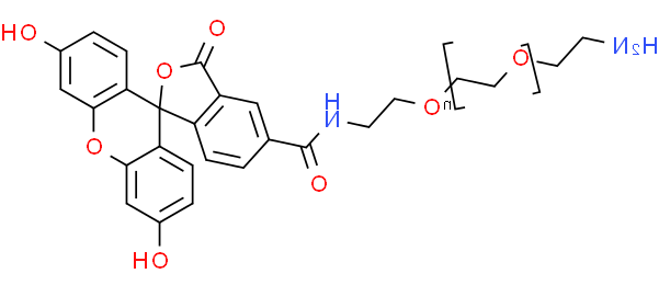 FITC-PEG-NH2,氨基聚乙二醇荧光素,2411381-38-7 FITC-PEG-NH2,氨基聚乙二醇荧光素,2411381-38-7