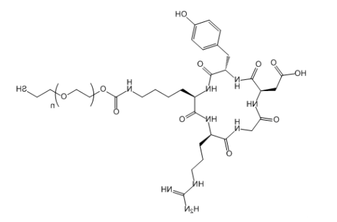 c(RGDyK)-PEG-SH c(RGDyK)-聚乙二醇-巯基 c(RGDyK)-PEG-SH c(RGDyK)-聚乙二醇-巯基