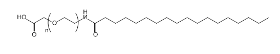STA-PEG-COOH;单硬脂酸酯-聚乙二醇-羧基;Monostearate-PEG-COOH STA-PEG-COOH;单硬脂酸酯-聚乙二醇-羧基;Monostearate-PEG-COOH