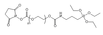 Silane-PEG-SC;硅烷-聚乙二醇-活性酯;Silane-PEG-Succinimidyl ester Silane-PEG-SC;硅烷-聚乙二醇-活性酯;Silane-PEG-Succinimidyl ester