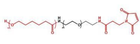 PCL-PEG-MAL；聚己内酯聚乙二醇马来酰亚胺；PCL-PEG-MAL