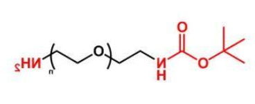 BOC-NH-PEG-NH2;叔丁氧羰基聚乙二醇氨基;NH2-PEG-NH-BOC BOC-NH-PEG-NH2;叔丁氧羰基聚乙二醇氨基;NH2-PEG-NH-BOC