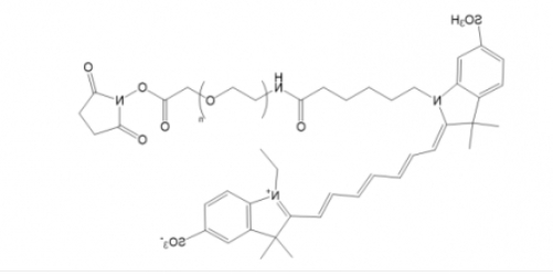 Cy7-PEG-NHS ester  ，Cy7-聚乙二醇-活性酯