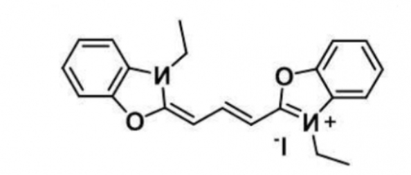 DiOC2(3) iodide, 905-96-4；分子式 C21H21IN2O2