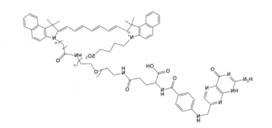ICG-PEG-Folate 吲哚菁绿-聚乙二醇-叶酸 ICG-PEG-Folate 吲哚菁绿-聚乙二醇-叶酸