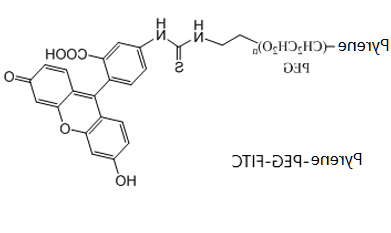 芘-聚乙二醇-荧光素 Pyrene-PEG-FITC PEG化芘衍生物