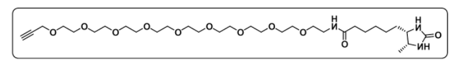 Desthiobiotin-PEG9-Alkyne