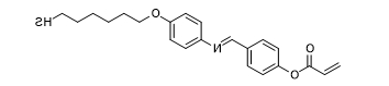 (E)-4-(((4-((6-mercaptohexyl)oxy)phenyl)imino)methyl)phenyl acrylate 液晶分子 (E)-4-(((4-((6-mercaptohexyl)oxy)phenyl)imino)methyl)phenyl acrylate 液晶分子