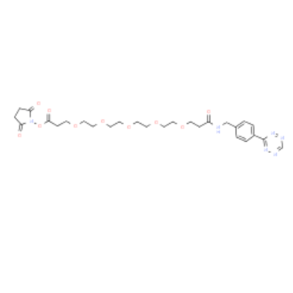 Tetrazine-Ph-PEG5-NHS ester Tetrazine-Ph-PEG5-NHS ester