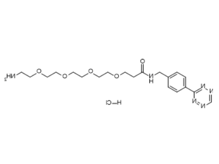	Tetrazine-PEG4-amine (hydrochloride) 