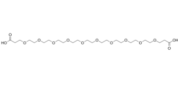 HOOCCH2CH2O-PEG9-CH2CH2COOH,双羧基九聚乙二醇 HOOCCH2CH2O-PEG9-CH2CH2COOH,双羧基九聚乙二醇