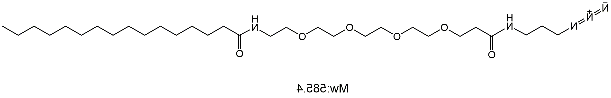 C16-PEG4-N3,棕榈酸-聚乙二醇4-叠氮 C16-PEG4-N3,棕榈酸-聚乙二醇4-叠氮