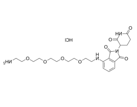 Pomalidomide-PEG4-C2-NH2 hydrochloride Pomalidomide-PEG4-C2-NH2 hydrochloride