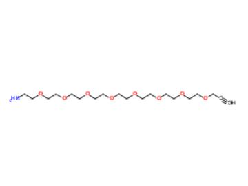 	Propargyl-PEG8-NH2 