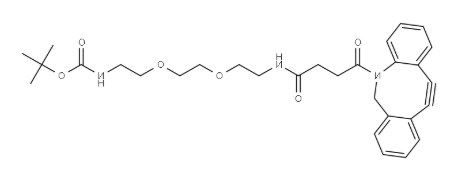 DBCO-PEG2-氨基甲酸叔丁酯 DBCO-PEG2-氨基甲酸叔丁酯