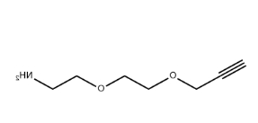 HC≡C-CH2-PEG2-NH2