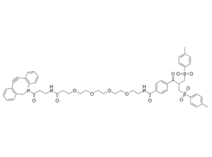 	Bis-sulfone-PEG4-DBCO 
