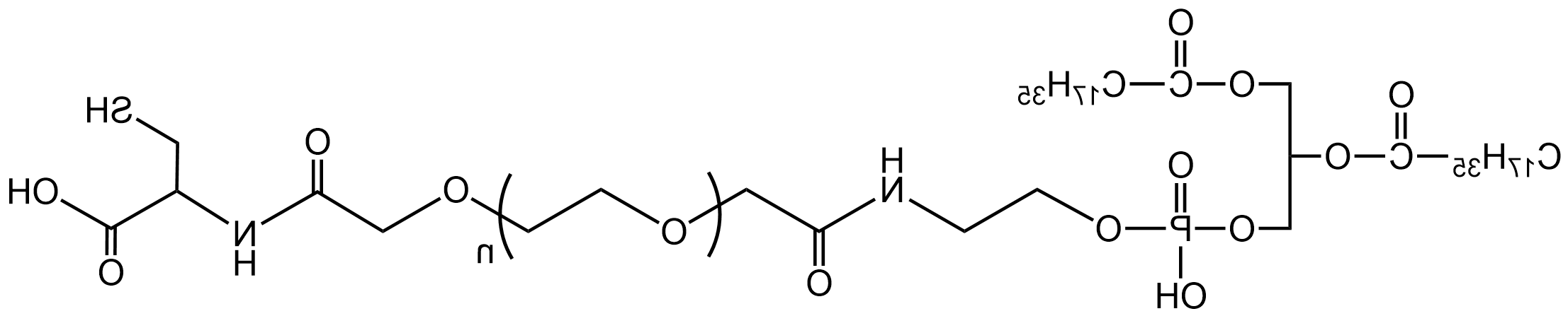 DSPE-PEG2000-Cys，磷脂-聚乙二醇-半胱氨酸