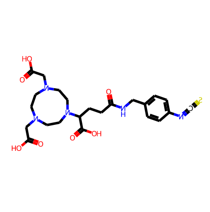 p-NCS-benzyl-NODA-GA	 