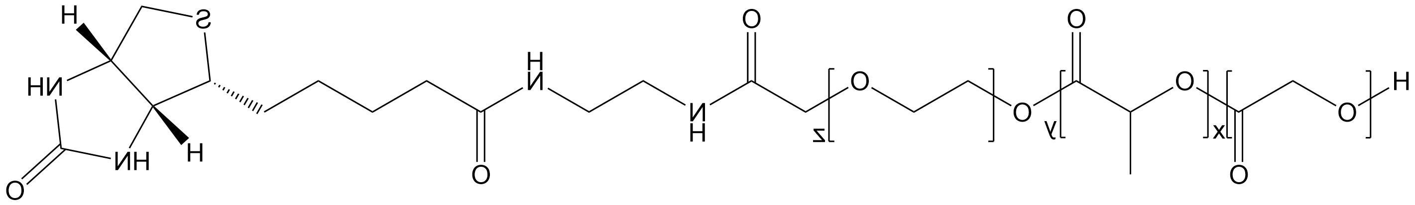 PLGA-PEG-Biotin，聚乳酸羟基乙酸共聚物-聚乙二醇-生物素
