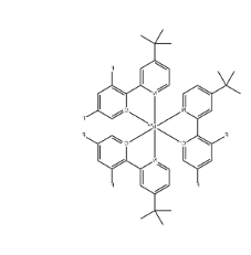 fac-Ir[d-F(p-t-Bu)ppy]₃