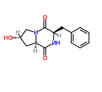 环(L-苯丙氨酰-反式-4-羟基-L-脯氨酸)	 