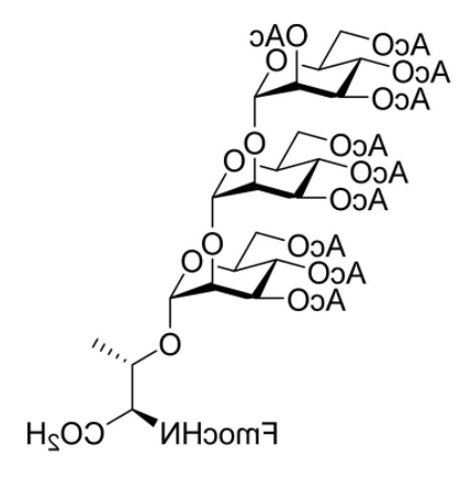 Fmoc-Thr(Ac4Manα1-2Ac3Manα1-2Ac3Manα)-OH Fmoc-Thr(Ac4Manα1-2Ac3Manα1-2Ac3Manα)-OH