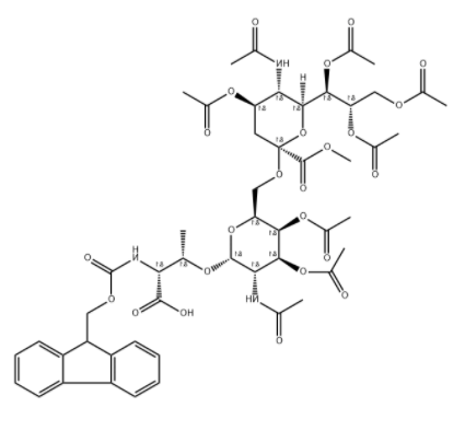 Fmoc-Thr(Me,Ac4Neu5Acα2-6Ac2GalNAcα)-OH Fmoc-Thr(Me,Ac4Neu5Acα2-6Ac2GalNAcα)-OH