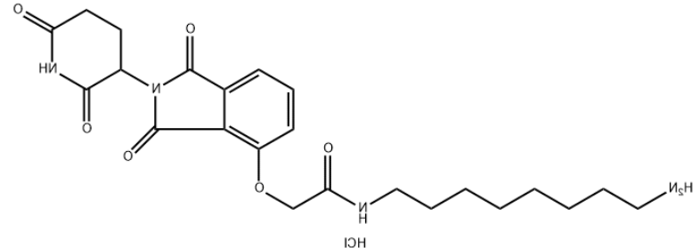 Thalidomide-O-amido-C8-NH2 hydrochloride Thalidomide-O-amido-C8-NH2 hydrochloride