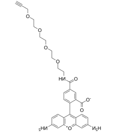 Carboxyrhodamine 110-PEG4-alkyne Carboxyrhodamine 110-PEG4-alkyne