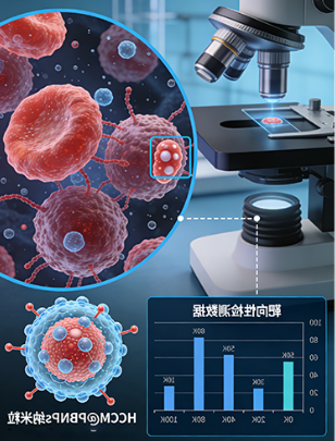 制肝癌细胞膜包被普鲁士蓝纳米粒（HCCM@PBNPs）