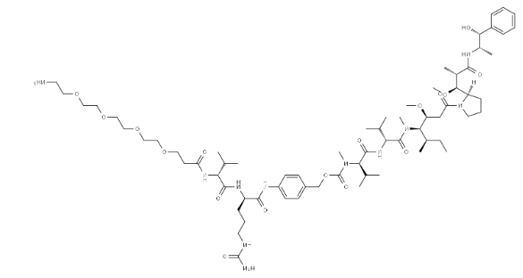 Amino-PEG4-Val-Cit-PAB-MMAE Amino-PEG4-Val-Cit-PAB-MMAE