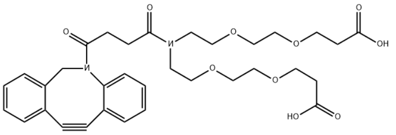 N-二苯并环辛炔-N-双(聚乙二醇2-羧酸) N-二苯并环辛炔-N-双(聚乙二醇2-羧酸)