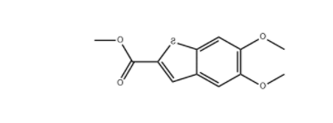CAS:35212-99-8 | 5,6-二甲氧基苯并噻吩-2-甲酸甲酯 | methyl 5,6-dimethoxy-1-benzothiophene-2-carboxylate