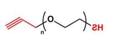 炔基-聚乙二醇-巯基 Alkyne-PEG-SH Thiol-PEG-Alkyne 点击化学PEG巯基