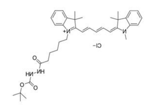 Cyanine5 Boc-hydrazide